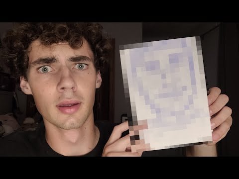 ASMR Drawing you but I forget what my dominant hand is