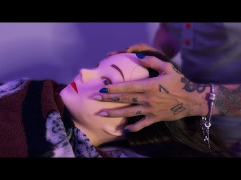 ASMR MASSAGEM NO ROSTO E COURO CABELUDO ATÉ VOCÊ DORMIR [NO TALKING]
