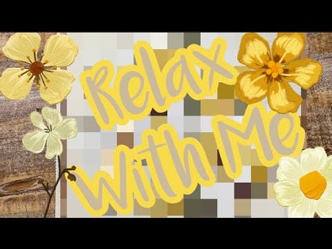 ASMR Visual & Sound Triggers: Vintage Flowers & Birds Sticker Puzzle #801