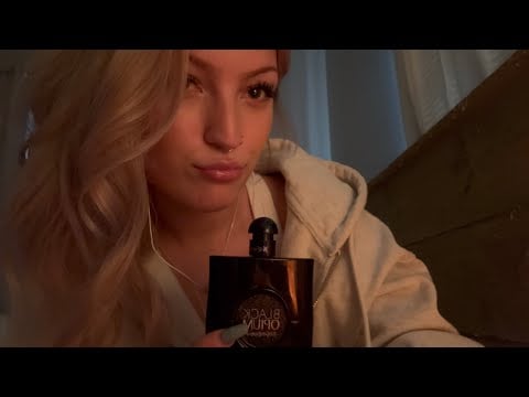 My first ASMR video 💋 perfume collection 💞