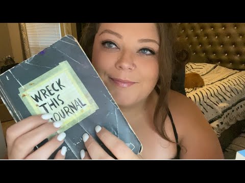 ASMR - My book collection (tapping, gripping, page sounds)