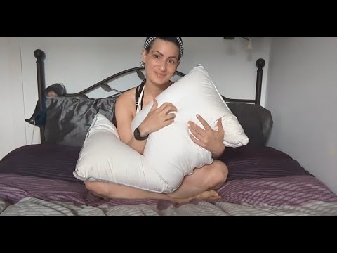 ASMR | Hugging a Pillow | Cuddling | Scratching | Fluffing | Patting | Rocking | Squeezing | Enjoy!!