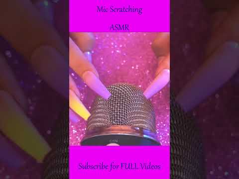 ASMR Mic Scratching without Cover ❤️ #asmr #shorts
