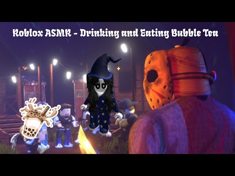 Roblox Asmr - Drinking and Eating Bubble Tea (NO TALKING)