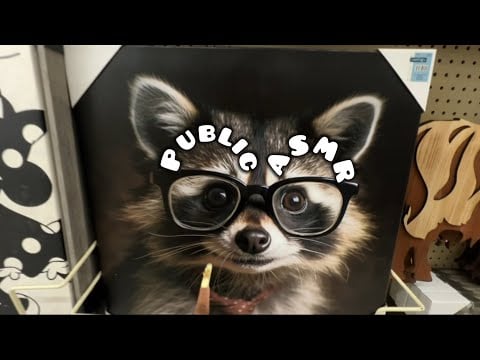 PUBLIC ASMR IN HOBBY LOBBY| Tapping,Scratching,Lofi, Gentle Whispers and More!
