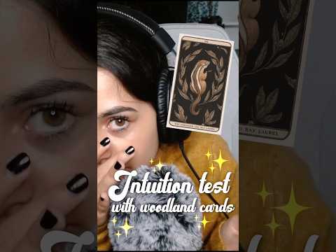 Quick Intuition Tests ✨ Woodland cards #asmr #asmrshorts #asmrsounds #asmrvideo