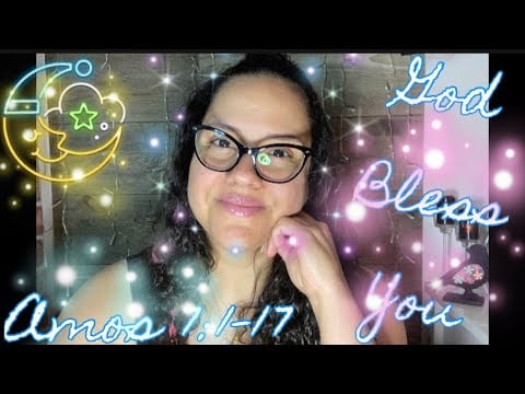 CHRISTIAN ASMR: Bible Reading Of “ Amos 7:1-17” With Omy #238
