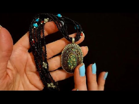 ASMR | Up-Close Look at Some of My Jewelry (Whisper)