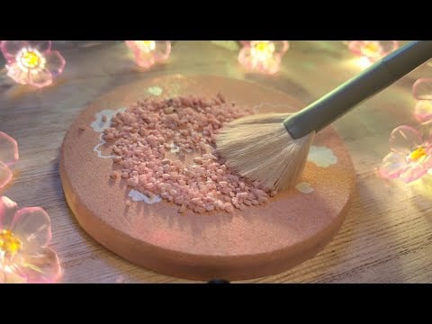 ASMR │ SAKURA coaster | Delicate sound, soothing sleep induction🌸 No talking