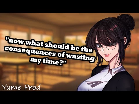 Dominant Professor Punishes You!? | ASMR ROLEPLAY [F4M]  [Soft Spoken] [Sleep Aid]