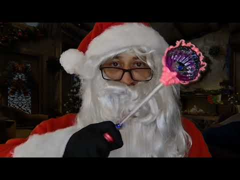 Cranial Nerve Exam With Santa - ASMR