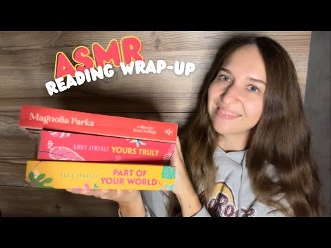 ASMR Current Reading Wrap-Up 📖 (Book Triggers, Page Turning, Paper Sounds, Whisper Ramble)