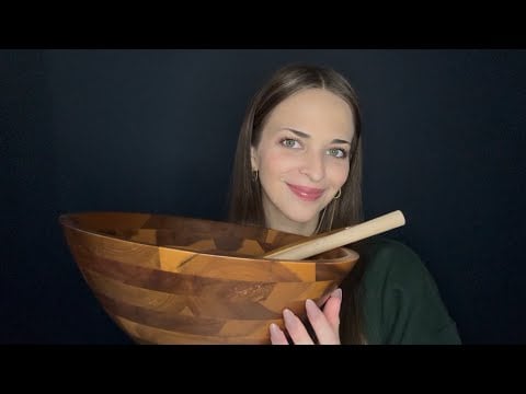 ASMR | Wood Tapping with a Little Whispering 