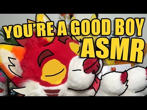 Furry ASMR: You're Such a Good Boy... 💛 (Fursuit Ear Attention) [SR3D]