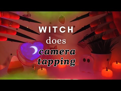 Witch does Camera Tapping ASMR with Long Nails