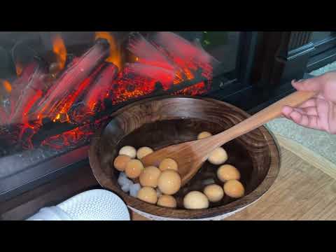 ASMR  WOOD + WATER + ICE  The BEST!! Wood Soup - Water Wood and Ice Sounds - Triggers - #series