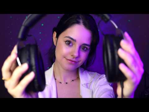 ASMR Super Sleepy EAR EXAM (Eyes Closed) 🌙 Ear to Ear Tests | Roleplay
