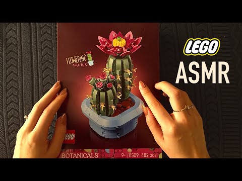 😴 ASMR LEGO Flowering Cactus 🌵 Satisfying Clicky Bricks & Deep Relaxation