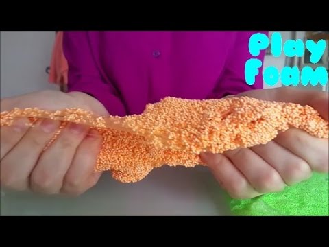 ASMR Play Foam Crunchy Sticky Sounds