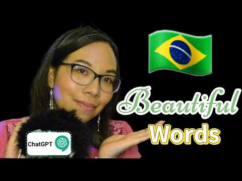 ASMR MY FIRST VIDEO IN BRAZILIAN PORTUGUESE (Fluffy Mic) 🇧🇷💚 Meu Primeiro Vídeo em Brasileiro