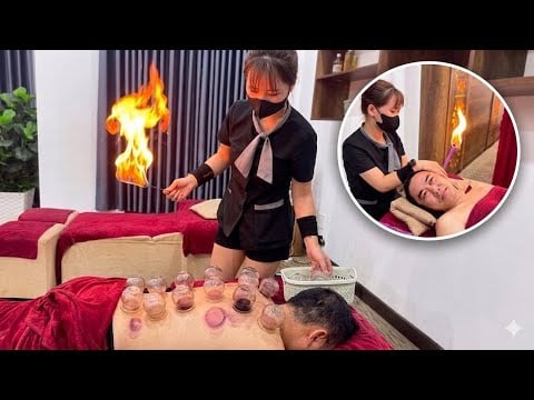 ASMR 🇻🇳 Fire Cupping & Ear Candling in Vietnam 😳 | Deep Relaxation Therapy