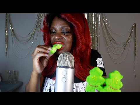 Peeps Marshmallow Trees ASMR Eating Sounds