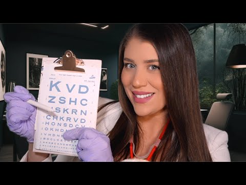 ASMR | FAST 5 Minute Cranial Nerve Exam 🇮🇹 (Italian Accent) CNE