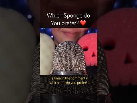 Which Sponge do you prefer? 🫶🏻❤️ #asmr