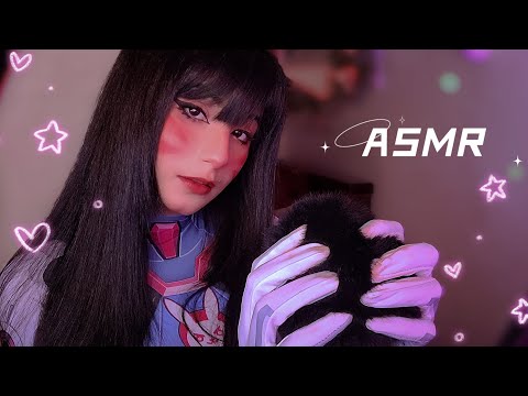 ASMR | D.VA TE DANDO MUITO CARINHO 💕 (Overwatch Cosplay)