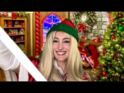 Elf Does Testing on You at the North Pole 🎄 ASMR Roleplay (eye exam, measuring, face touching, etc.)