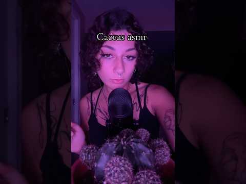 Cactus ASMR? Tingly but prickly 🌵 #asmr #relax #visualtingle #asmrtriggers #tingles #asmrvideos