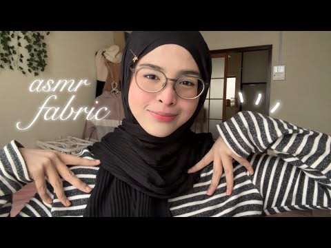 【ASMR】 fabric & leather jacket scratching for you 𐙚⋆°｡⋆♡ 