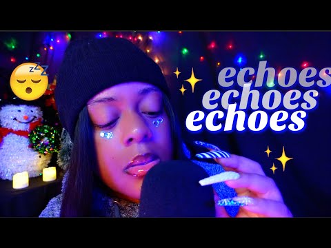 ASMR - echoed mouth sounds to tickle your brain & help you sleep 💤🤤✨(brain melting ♡)