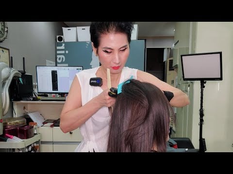 Hair Salon ASMR | Korean Hair Transformation & Magic Straightening | Rhea ASMR