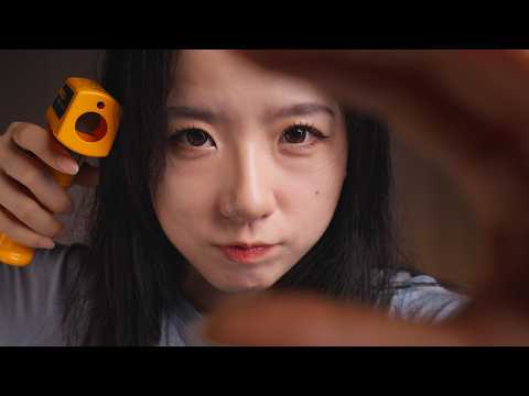 ASMR Running Tests on You (slightly unhinged)