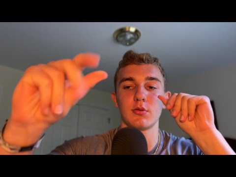 Asmr relaxing crisp hand sounds and rambles