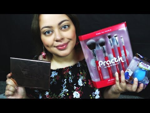 ASMR| Huge Beauty Haul - Sigma Unboxing