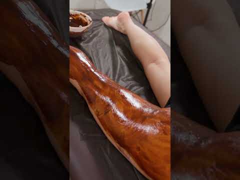 Warmth of chocolate and caring hands: the perfect full-body massage for Maria #relaxingmassage