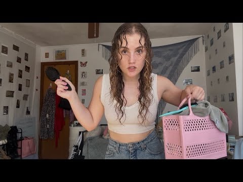 No One Knows What’s Going On (curly hair routine asmr + bestie real talk roleplay)