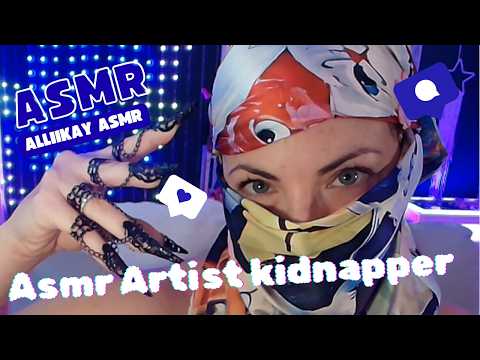ASMR artist Kidnap you tickles, kisses, latex