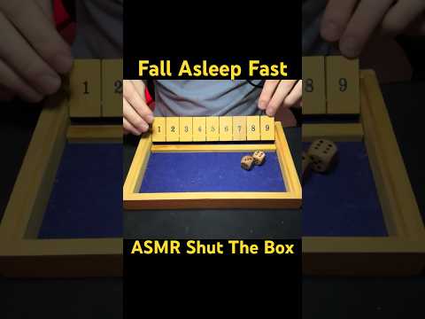 shut the box asmr 😴💤 #asmr #asmrshorts #softwhispers #asmrwhispers #mouthsounds #sleepaid