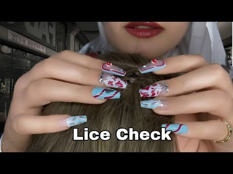ASMR After Camping | Yr Friend Removes Lice From Yr Hair On The Bus 🚌 (hair play)
