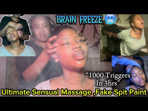 ASMR:3 Hours Intense Head Massage,Body Resculpturing With Different Tools,Hair Plating,FabricScratch