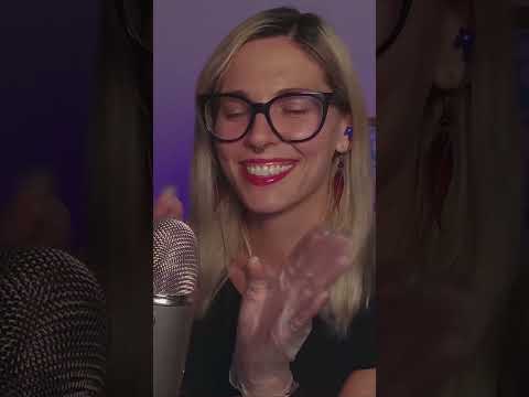 layered asmr glove sounds and personal attention eye contact to soothe and relax your brain #asmr