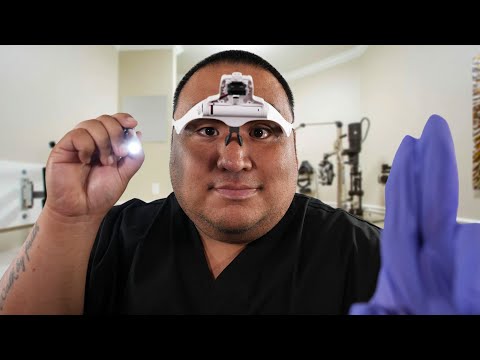 ASMR Comprehensive Eye Exam - Follow The Light