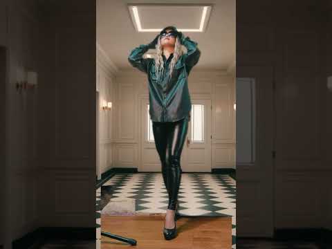 Leather Elegance: Jacket, Leggings, and Gloves ASMR Modeling