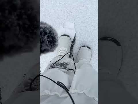 ASMR snow ❄️☃️ #asmr #asmrcommunity #asmrvideo #asmrsounds #asmrshorts