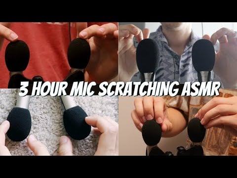 My Best Mic Scratching ASMR Compilation (3 Hours) (No Talking)