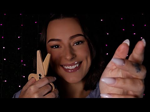 ASMR Winter Wooden Hair & Makeup