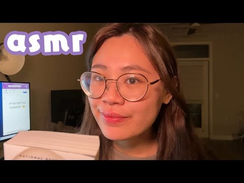 ASMR Whispered Trigger Assortment | Tapping, hand sounds, ear to ear